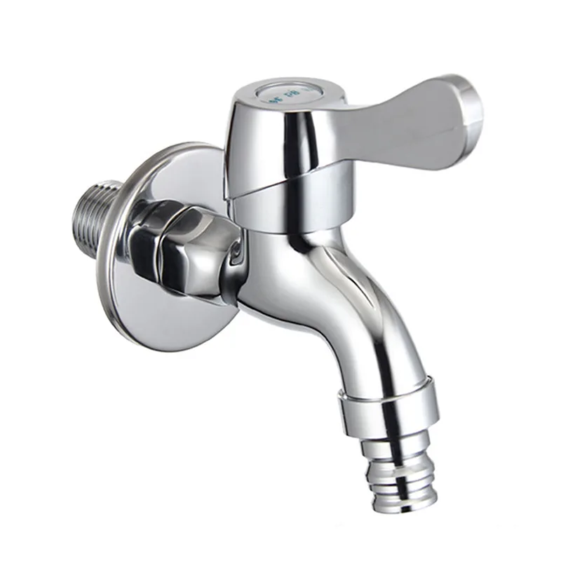 Grifo para piscina con fregona de apertura rápida, un solo frío, engrosado totalmente de cobre