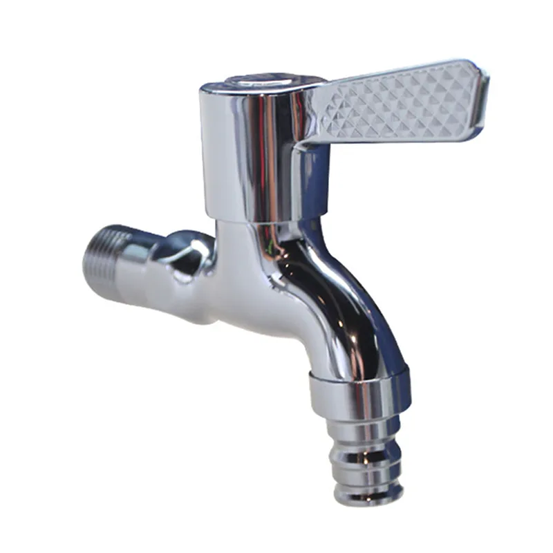 Grifo de lavadora totalmente de cobre, válvula de cierre única de agua fría