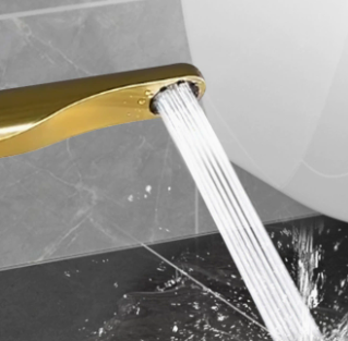 Rociador de bidé presurizado de plástico ABS tipo empuje