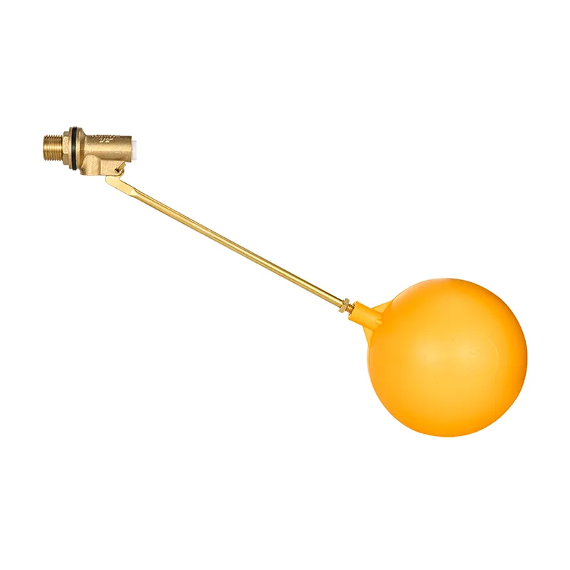 Válvula de flotador de tanque de agua de bronce para uso doméstico