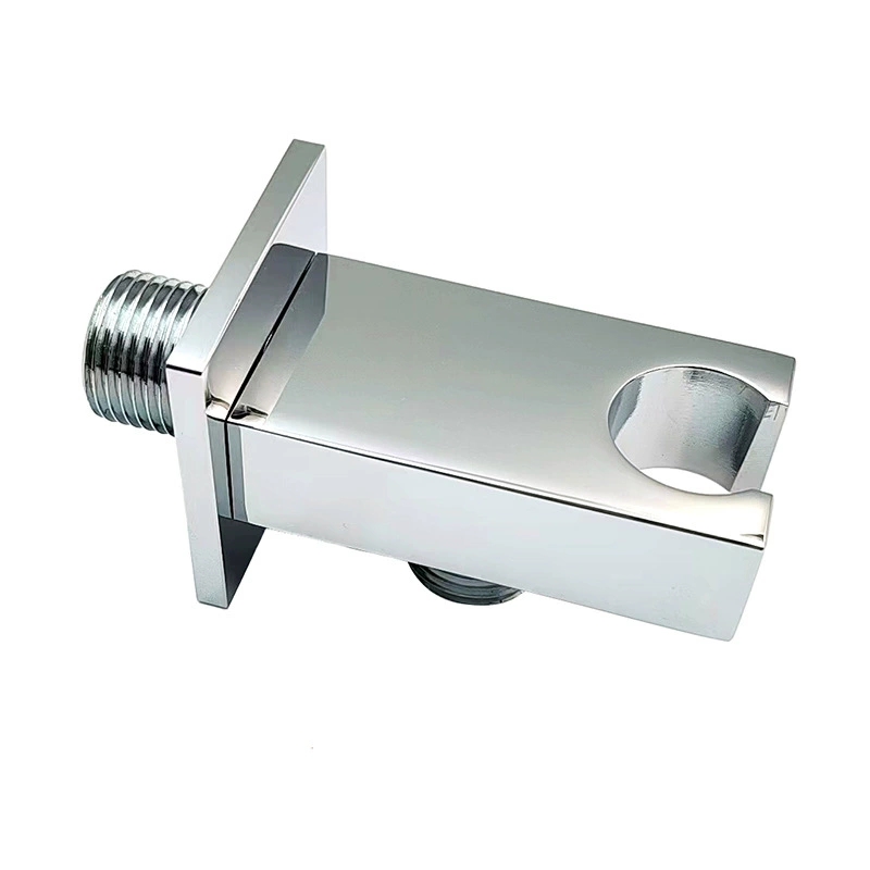 Soporte de ducha de mano cuadrado plano, soporte moderno para cabezal de ducha de montaje en pared