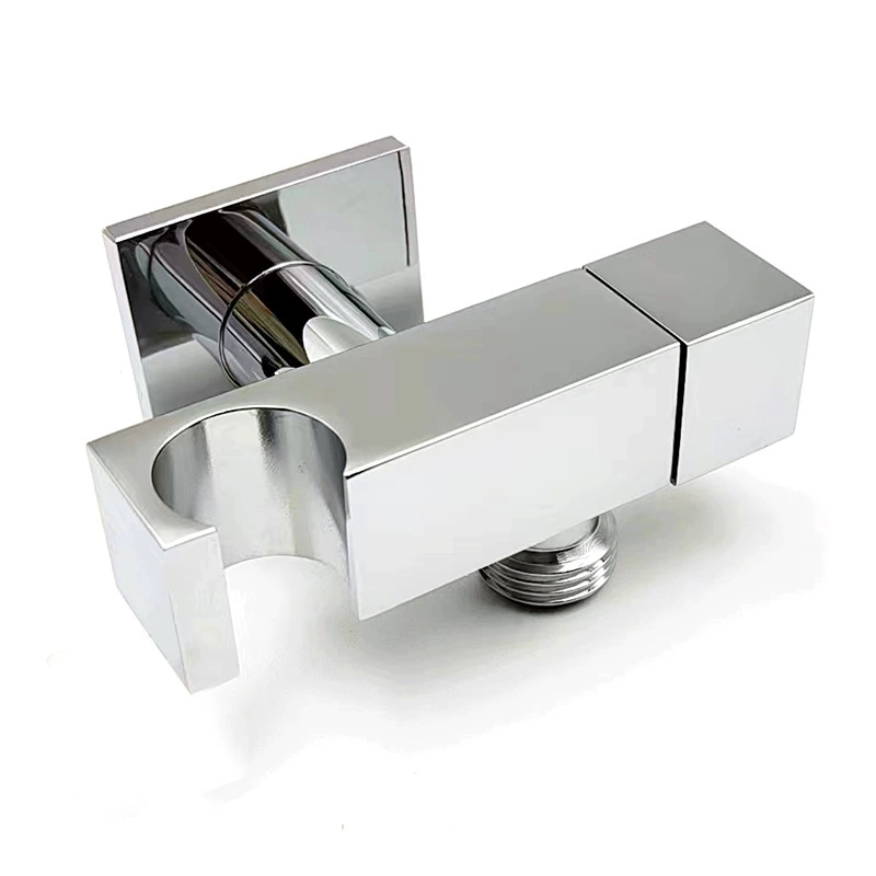 Conector de manguera de ducha de mano, codo de salida de ducha de latón completo