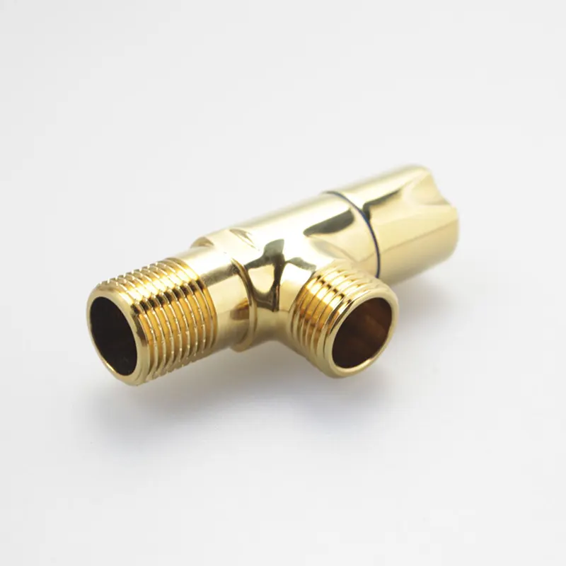 Golden Brass Angle Valve