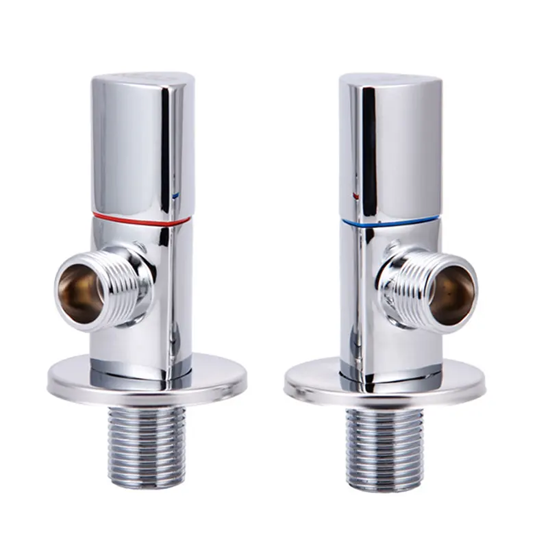 Válvula de ángulo de latón reforzado