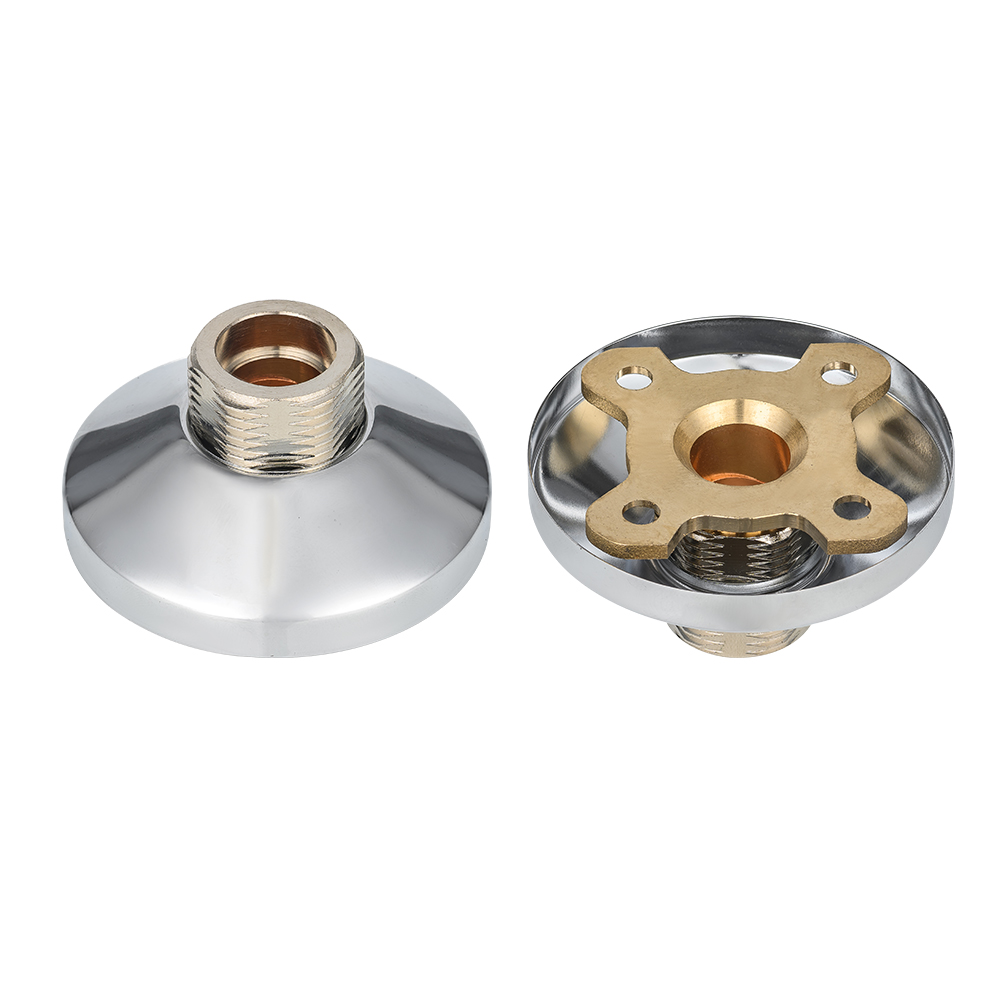 Kits de montaje de ducha color plateado