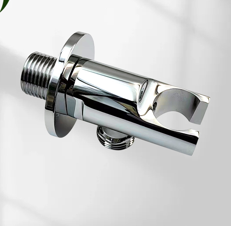 Soporte de ducha de mano de latón macizo, soporte de ducha oculto montado en la pared, accesorio de ducha de baño