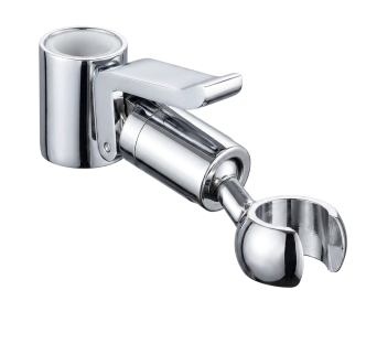 Soporte universal de latón para cabezal de ducha con brazo mecánico, soporte extensor giratorio de 360°
