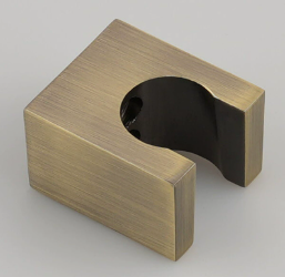 Soporte de ducha cuadrado de aleación de zinc, soporte de rociador de bidé montado en la pared